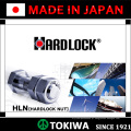 Parafuso e porca confiável Hardlock &amp; Trusco com excelente efeito seguro. Feito no Japão (parafuso hexagonal de aço inoxidável)